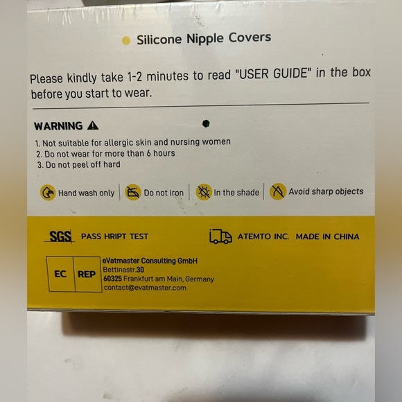 Niidor Silicone Nipple Covers NEW SEALED Packing - Picture 4 of 5